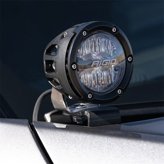 Rigid Industries 46709 RIGID 2021 Ford Bronco Sport A-Pillar LED Light Mount; Fits 360-Series; D-Series - Truck Part Superstore