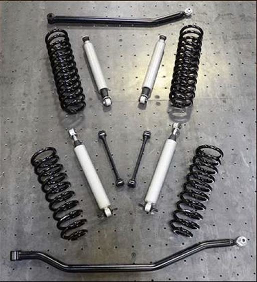 DV8 Offroad RockRunner Jeep JK Lift Kit 3.5 Inch Rock Runner Base 07-18 Wrangler JK Shocks Springs 2 Track Bars DV8 Offroad - Truck Part Superstore