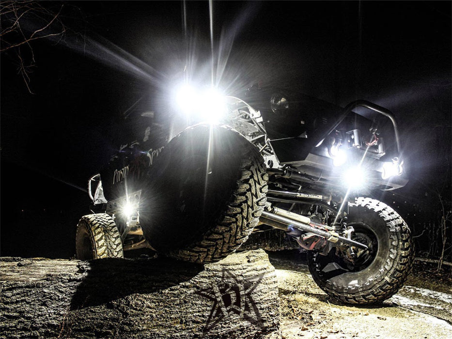 Rigid Industries 400233 Rock Light Kit Blue Set of 4 Lights A-Series RIGID Industries - Truck Part Superstore