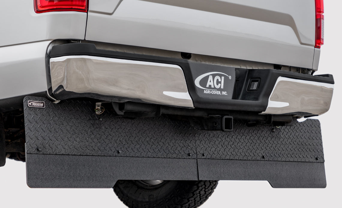 ROCKSTAR Mud Flaps H3010109 Full Width Tow Flap; Black Urethane; - Truck Part Superstore
