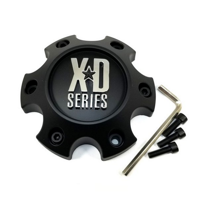 XD S057L120A-H34 XDS CAP MATTE BLACK 6X4.5 W/ BLK SCREWS - Truck Part Superstore