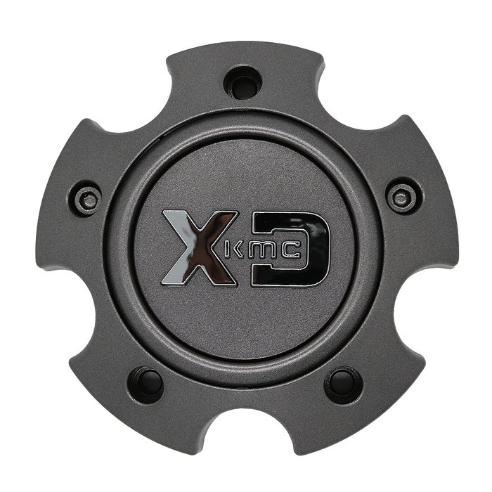 XD S057L120SG1-H34 XDS CAP 2PC SMALL 5 LUG- SATIN GRAY (NL) - Truck Part Superstore