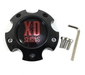 XD S057L120SGB-H34RC XDS CAP SMALL 5 LUG SG-BLK W RED TINT CC - Truck Part Superstore