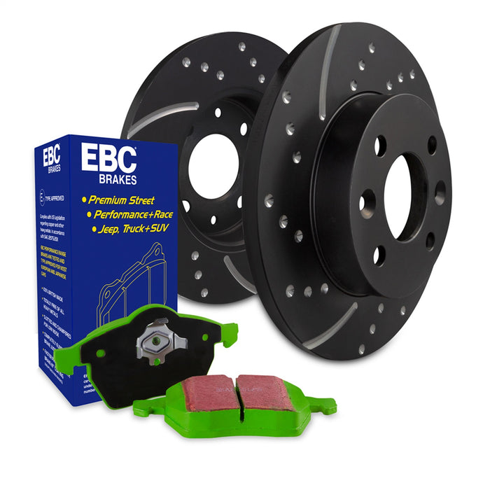 EBC Brakes S10KF1738 S10 Kits Greenstuff 2000 and GD Rotors - Truck Part Superstore
