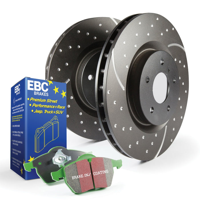 EBC Brakes S10KF1235 S10 Kits Greenstuff 2000 and GD Rotors - Truck Part Superstore