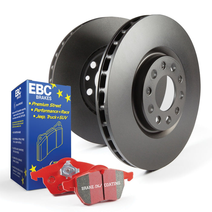 EBC Brakes S12KR1047 S12 Kits Redstuff and RK Rotors - Truck Part Superstore