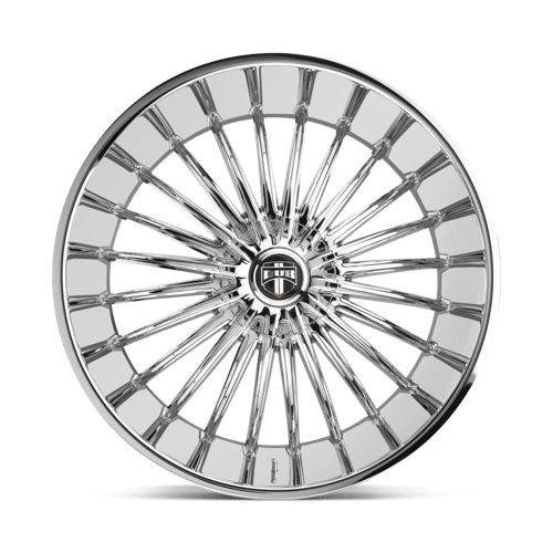 DUB 1PC S140249506+15 S140 24X9.5 5X115/4.75 CHR-PLATED 15MM - Truck Part Superstore