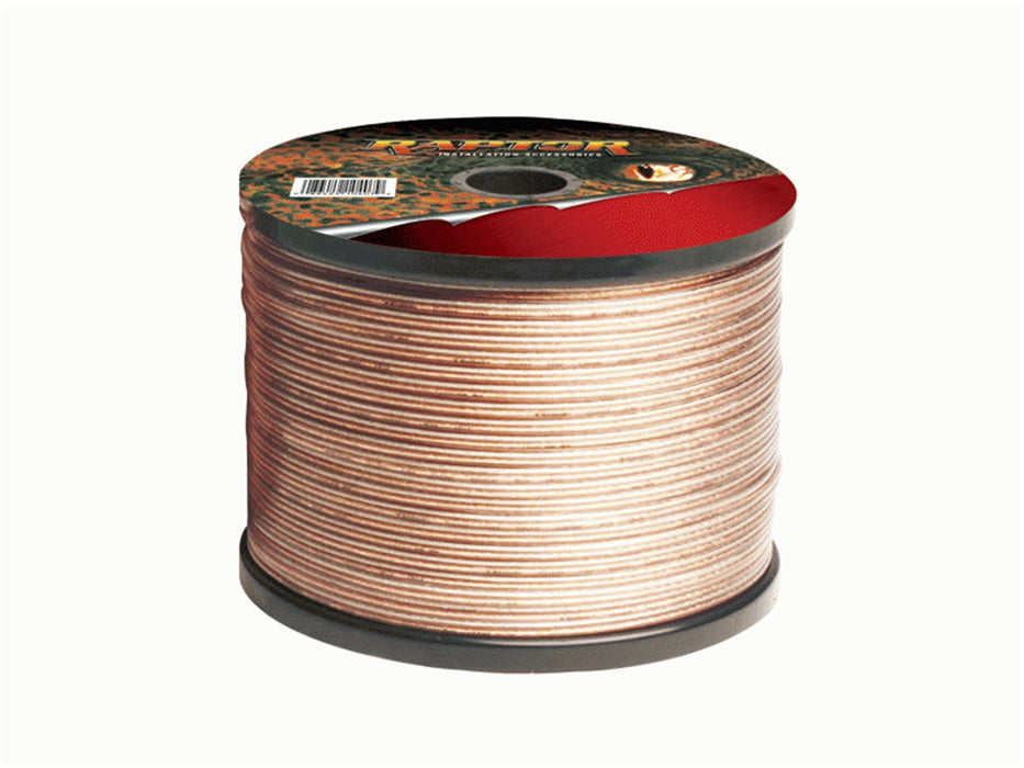 Metra Electronics S16-50 Speaker Wire; 50 ft.; 16 Gauge; Clear; Raptor Line; - Truck Part Superstore