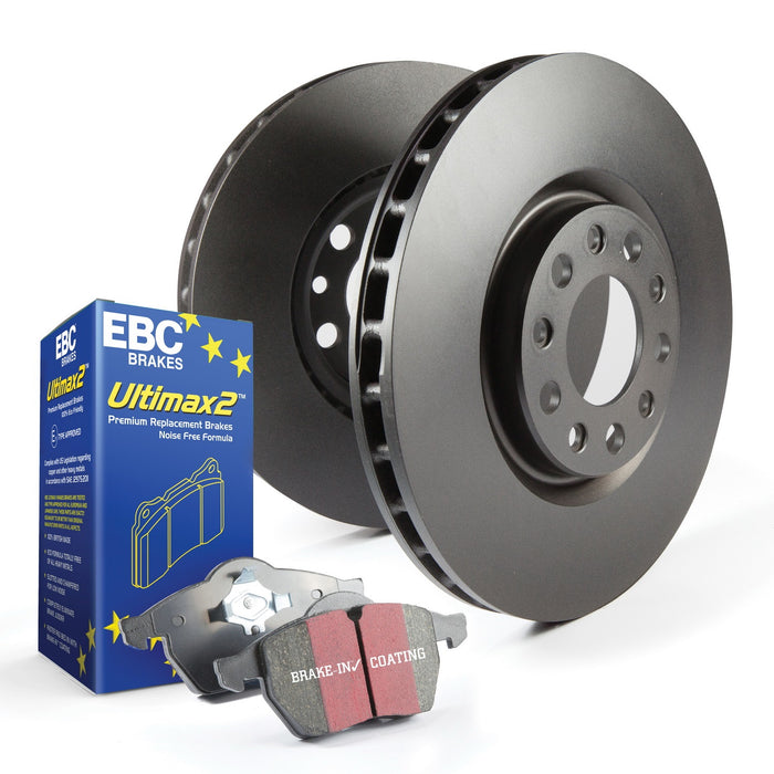 EBC Brakes S20K1285 S20 Kits Ultimax and Plain Rotors - Truck Part Superstore