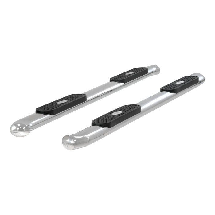 ARIES S222006-2 4in. Polished Stainless Oval Side Bars; Select Toyota Tundra - Truck Part Superstore
