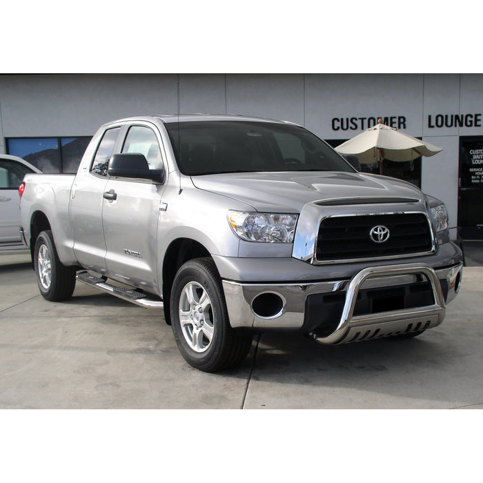 ARIES S222006-2 4in. Polished Stainless Oval Side Bars; Select Toyota Tundra - Truck Part Superstore