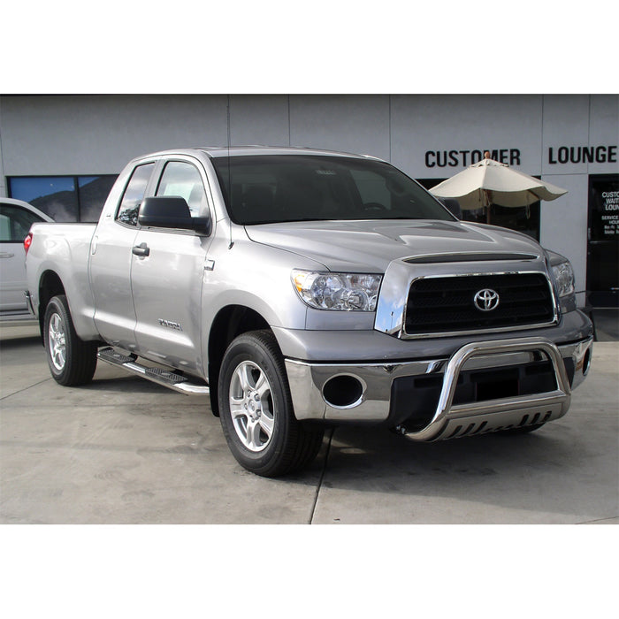 ARIES S222006-2 4in. Polished Stainless Oval Side Bars; Select Toyota Tundra - Truck Part Superstore