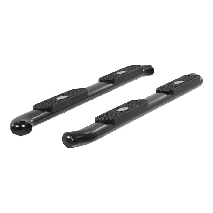 ARIES S223005 4in. Black Steel Oval Side Bars; Select Ford F-250; F-350 Super Duty - Truck Part Superstore
