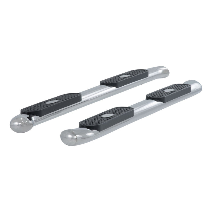 ARIES S223016-2 4in. Polished Stainless Oval Side Bars; Select Ford F-150 - Truck Part Superstore