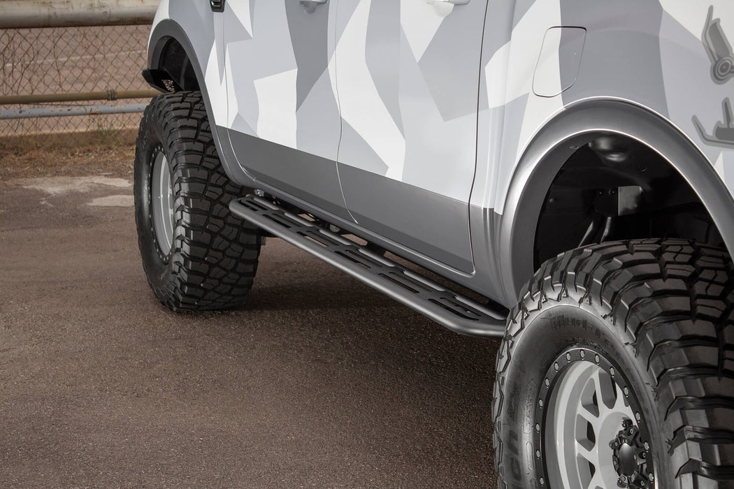 Addictive Desert Designs S22389NA01NA ADD Lite Side Step; Round; Hammer Black; - Truck Part Superstore
