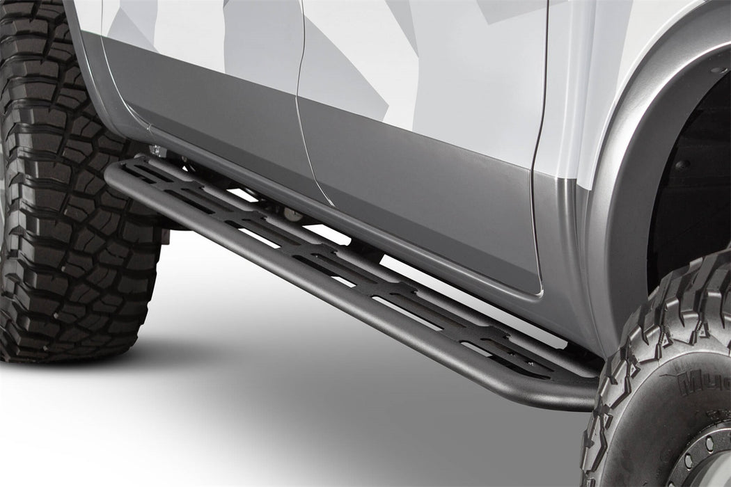 Addictive Desert Designs S22389NA01NA ADD Lite Side Step; Round; Hammer Black; - Truck Part Superstore