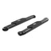 ARIES S224017 4in. Black Steel Oval Side Bars; Select Silverado; Sierra 1500; 2500; 3500 - Truck Part Superstore