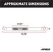 ARIES S224017 4in. Black Steel Oval Side Bars; Select Silverado; Sierra 1500; 2500; 3500 - Truck Part Superstore
