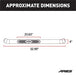 ARIES S224048-2 4in. Polished Stainless Oval Side Bars; Select Silverado; Sierra 1500; 2500; 350 - Truck Part Superstore