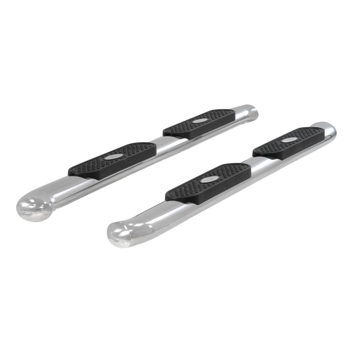 ARIES S225008-2 4in. Polished Stainless Oval Side Bars; Select Dodge Ram 1500; 2500; 3500 - Truck Part Superstore
