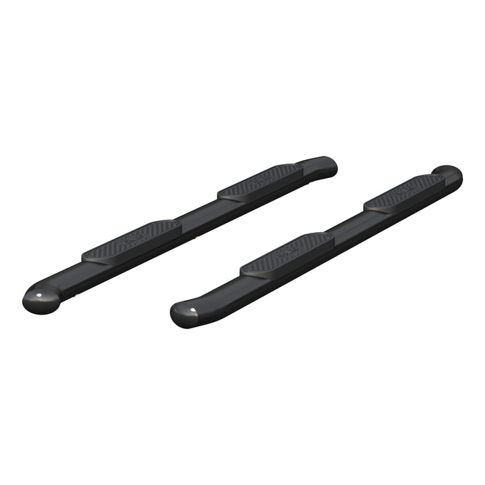 ARIES S225041 4in. Black Steel Oval Side Bars; Select Dodge; Ram 1500; 2500; 3500 - Truck Part Superstore