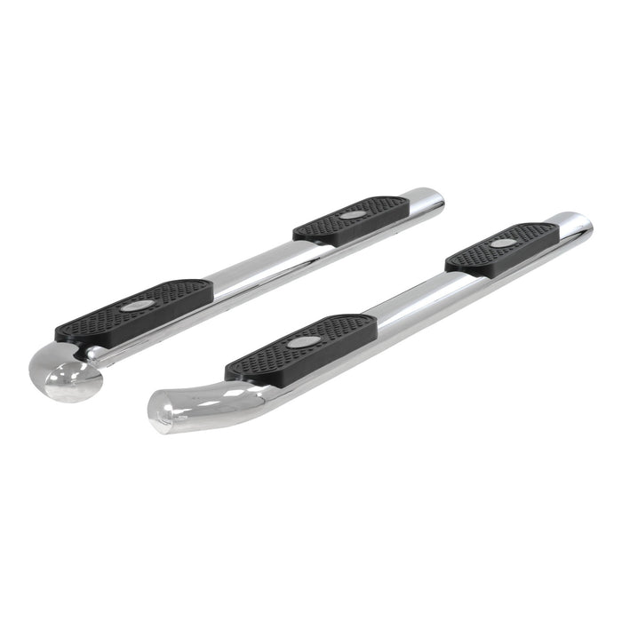 ARIES S229006-2 4in. Polished Stainless Oval Side Bars; Select Nissan Titan; XD - Truck Part Superstore