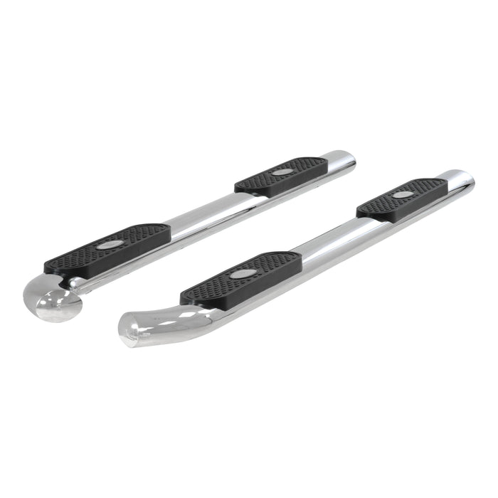 ARIES S229006-2 4in. Polished Stainless Oval Side Bars; Select Nissan Titan; XD - Truck Part Superstore