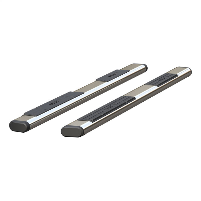 ARIES S2891 6in. x 91in. Polished Stainless Oval Side Bars (No Brackets) - Truck Part Superstore