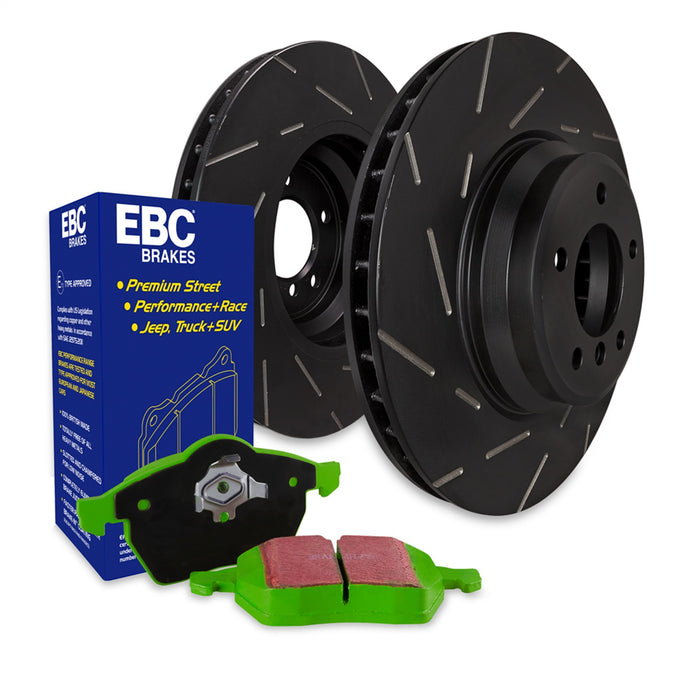 EBC Brakes S2KF1902 S2 Kits Greenstuff 2000 and USR Rotors - Truck Part Superstore