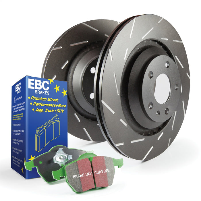 EBC Brakes S2KR2514 S2 Kits Greenstuff 6000 and USR Rotors - Truck Part Superstore