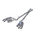 MBRP Exhaust S4704304 2.5in. Cat-Back; Dual Split Rear Exit; T304 Stainless Steel. - Truck Part Superstore