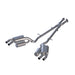 MBRP Exhaust S4704304 2.5in. Cat-Back; Dual Split Rear Exit; T304 Stainless Steel. - Truck Part Superstore
