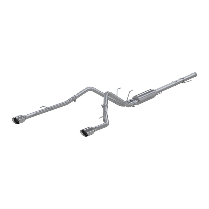 MBRP S5146304 Cat Back Exhaust System Dual Split Rear T304 Stainless Steel Through Stock Bumper For 09-22 RAM 1500 5.7L 19-22 RAM 1500 Classic MBRP - Truck Part Superstore