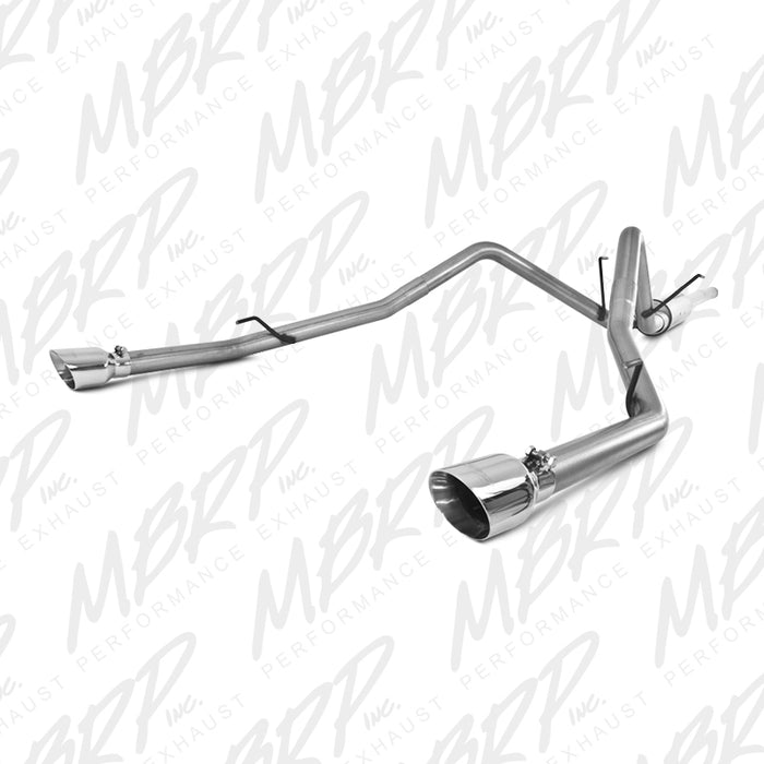 MBRP S5146AL Cat Back Exhaust System Dual Split Rear Aluminized Steel Through Stock Bumper For 09-18 RAM 1500 5.7L 19-22 RAM 1500 Classic MBRP - Truck Part Superstore