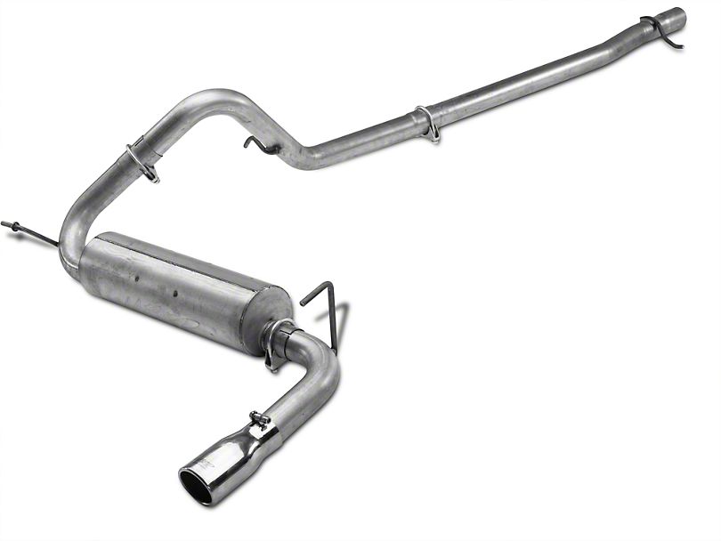 MBRP Exhaust S5526AL 2.5in. Cat-Back; Single Rear Exit; Aluminized Steel. - Truck Part Superstore
