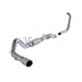 MBRP S6206AL 4 Inch Turbo Back Single Side Stock Cat Exit Aluminized Steel For 03-07 Ford F-250/350 6.0L Extended Cab/Crew Cab MBRP - Truck Part Superstore