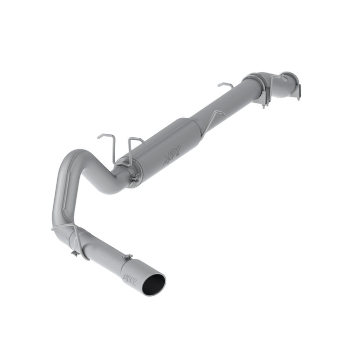 MBRP S6208409 4 Inch Cat Back Exhaust System Single Side Stock Cat Exit T409 Stainless Steel For 03-07 Ford F-250/350 6.0L Extended Cab/Crew Cab MBRP - Truck Part Superstore