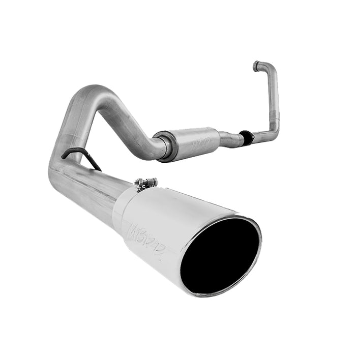 MBRP S6216AL 4 Inch Turbo Back Single Side Stock Cat Exit Aluminized Steel For 03-05 Ford Excursion 6.0L MBRP - Truck Part Superstore