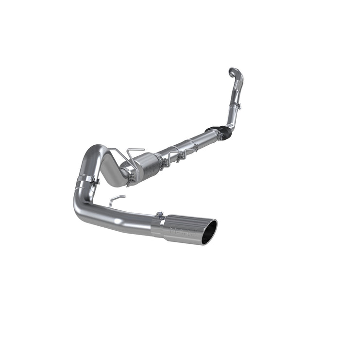 MBRP S6218409 4 Inch Turbo Back Single Side Exit Aluminized 3 Inch DownPipe T409 Stainless Steel For 94-97 Ford F-250/350 7.3L Powerstroke MBRP - Truck Part Superstore