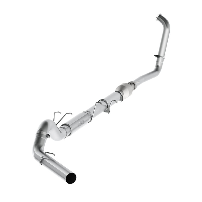 MBRP S62340P 5 Inch Turbo Back Stock Cat Single Side Exit Aluminized Steel For 03-07 Ford F-250/350 6.0L, Extended Cab/Crew Cab MBRP - Truck Part Superstore