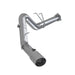 MBRP Exhaust S6248409 4in. Filter Back; Single Side Exit; T409 Stainless Steel. - Truck Part Superstore