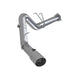 MBRP Exhaust S6248409 4in. Filter Back; Single Side Exit; T409 Stainless Steel. - Truck Part Superstore