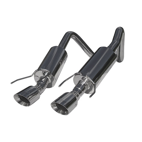 MBRP S7000304 Dual Muffler Axle Back 4 Inch Round Dual Wall Tips T304 Stainless Steel For 05-08 Chevrolet Corvette MBRP - Truck Part Superstore