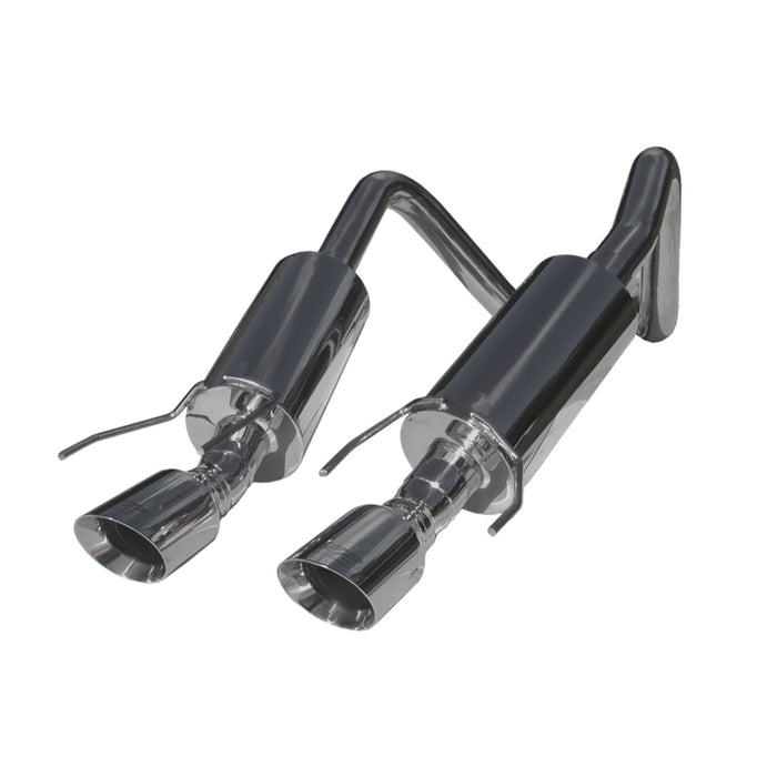 MBRP S7000304 Dual Muffler Axle Back 4 Inch Round Dual Wall Tips T304 Stainless Steel For 05-08 Chevrolet Corvette MBRP - Truck Part Superstore