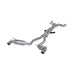 MBRP S7018409 Dual Cat Back Exhaust System Round Tips T409 Stainless Steel For 10-15 Chevrolet Camaro, V8 6.2L 6 Speed MBRP - Truck Part Superstore