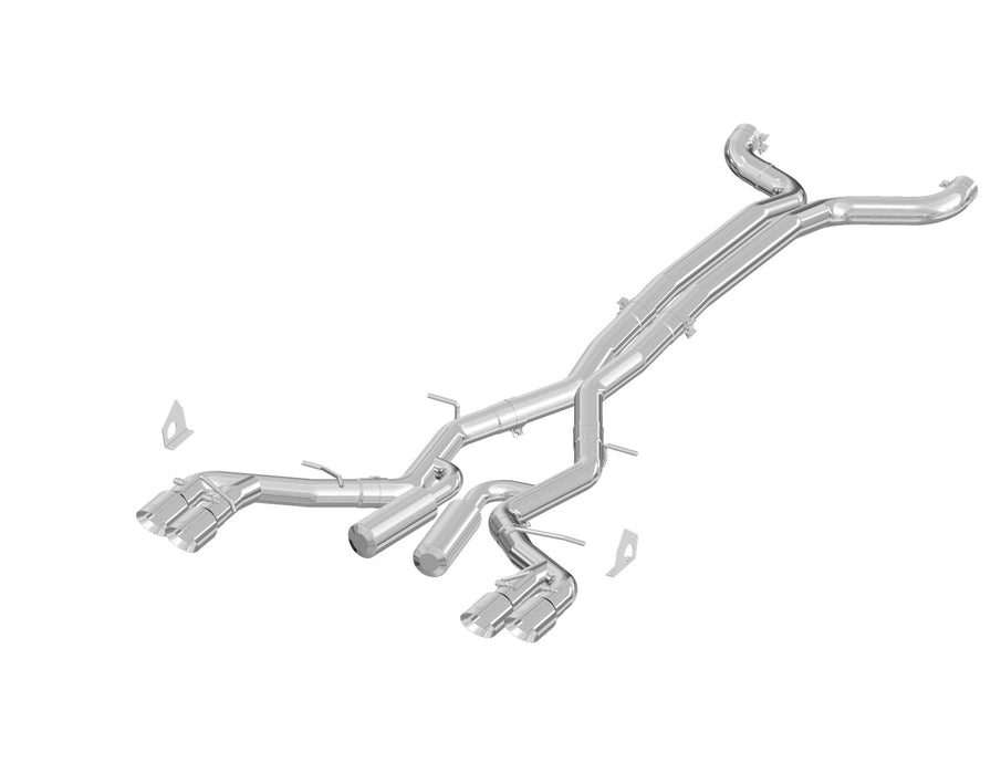 MBRP S7033409 3 Inch Dual Cat Back Exhaust System Quad Tips T409 Stainless Steel Race Version For 16-22 Chevrolet Camaro, V8 6.2L 6 Speed Coupe Only 17-22 Chevrolet Camaro ZL1- Coupe Only MBRP - Truck Part Superstore
