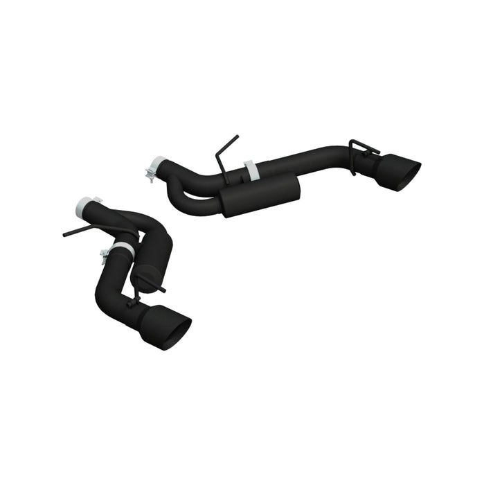 MBRP S7034BLK Chevrolet 3 Inch Dual Axle Back Black Series For 16-22 Chevrolet Camaro SS MBRP - Truck Part Superstore