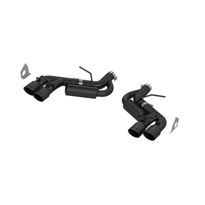 MBRP S7036BLK Chevrolet 3 Inch Dual Axle Back Quad Tips Black Coated For 16-22 Chevrolet Camaro SS V8 6.2L 17-22 Chevrolet Camaro ZL1 MBRP - Truck Part Superstore