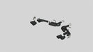 MBRP S7039BLK Exhaust Pipe 2.5 Inch Dual Axle Back NPP For 16-22 Camaro V6 3.6L With Quad 4 Inch Dual Wall Tips Black Coated MBRP - Truck Part Superstore