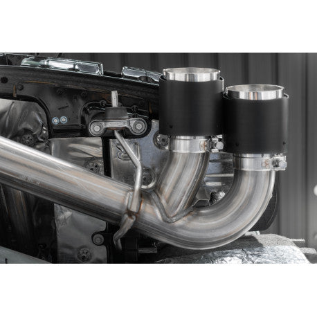 MBRP Exhaust S70403CF T304 Stainless Steel with Carbon Fiber Tips. - Truck Part Superstore